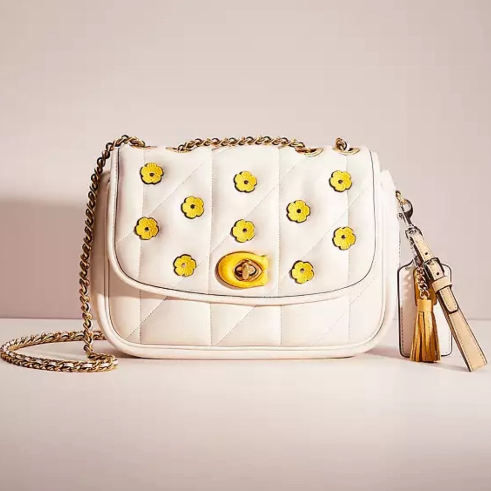Coach limited edition quilted shoulder bag.